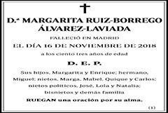 Margarita Ruiz-Borrego Álvarez-Laviada